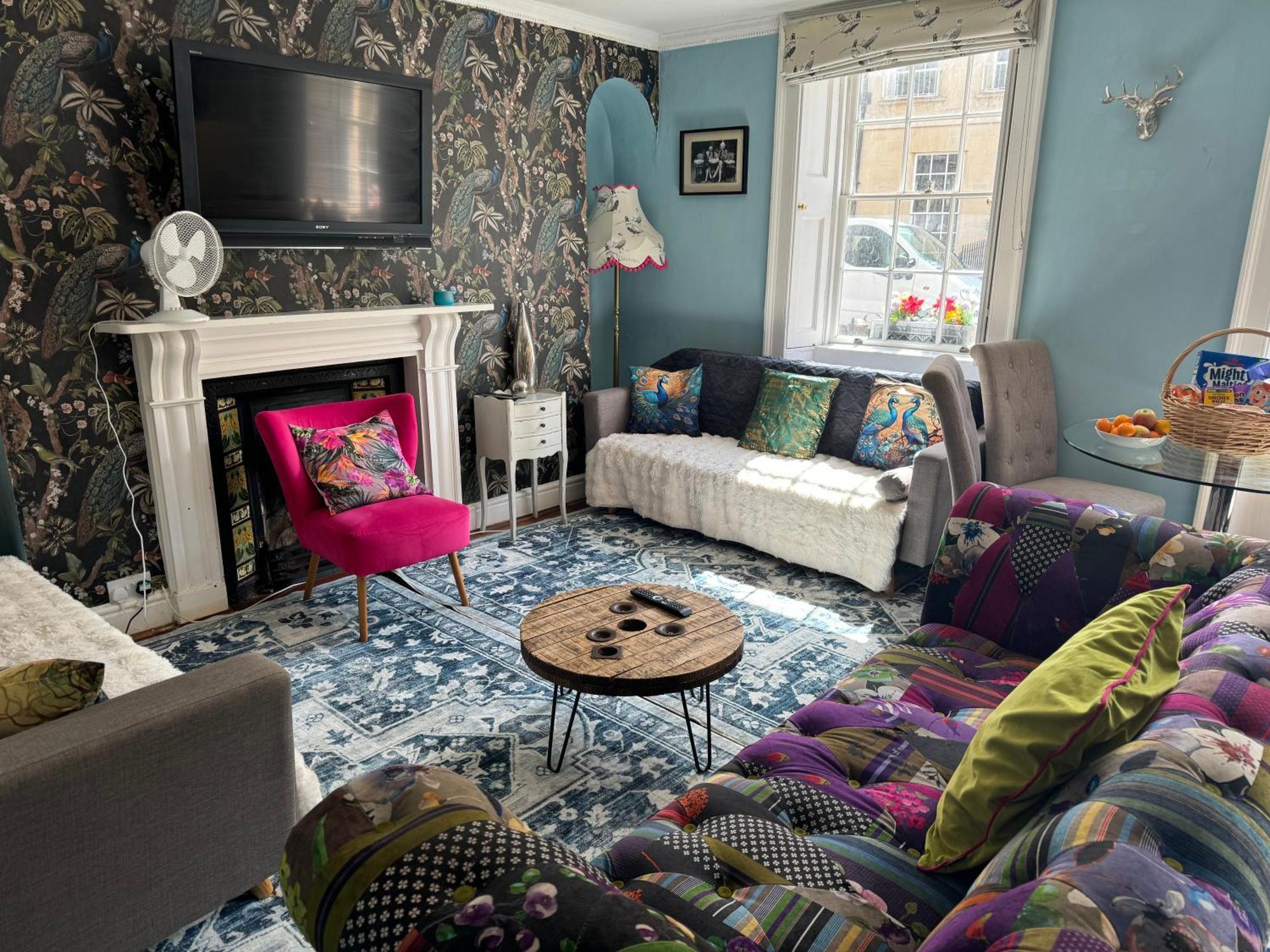 City Centre - Rivers Street, Quiet 2 Bed Ground Floor Georgian Garden Apartment บาธ ภายนอก รูปภาพ